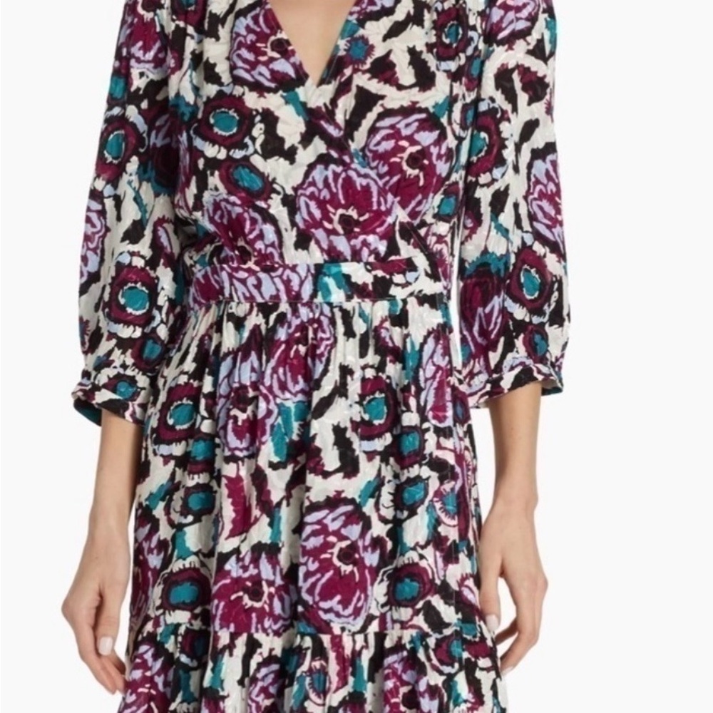 ba&sh Multicolor Abstract Pattern Dress - Picture 4 of 8